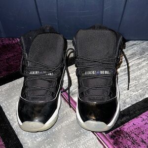 Jordan’s Black High-Top Athletic Shoes